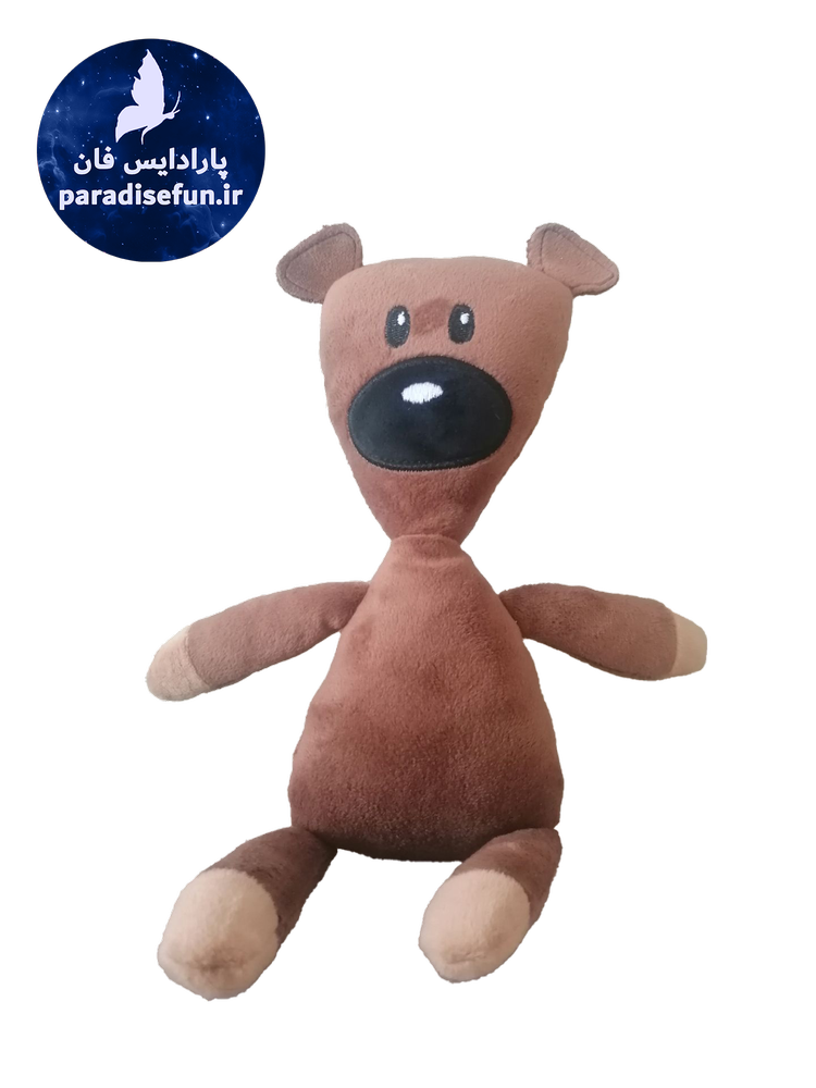 عروسک تدی مستربین ارتفاع 30 سانت قهوای