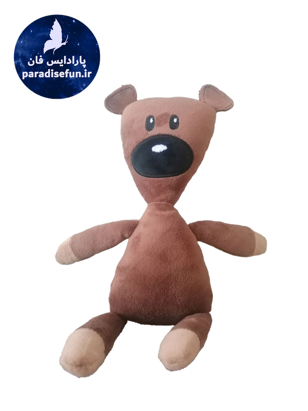 عروسک تدی مستربین ارتفاع 30 سانت قهوای