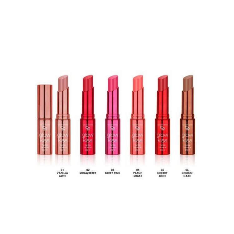 تینت بالم لب GOLDEN ROSEگلدن رز glow kiss کد 04
