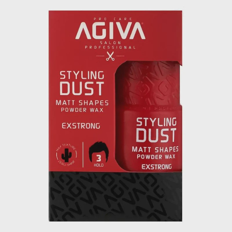 پودر حالت دهنده مو آگیوا AGIVA 03 با نگهداری بسیار قوی رنگ قرمز وزن 20 گرم