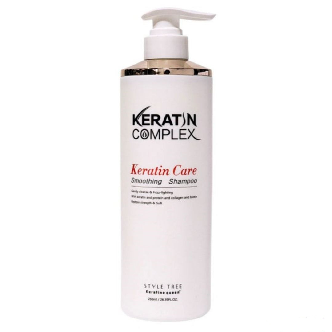 شامپو نرم کننده و صاف کننده مو کراتین کوئینKeratin queen مدل Keratin Care حجم 750 میلی لیتر