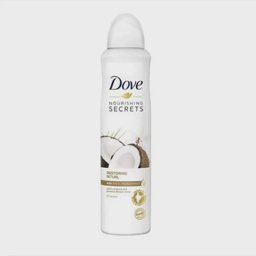 اسپری ضد تعریق زنانه Dove داو مدل نارگیل Nourisging حجم 150 میل (انگلیس)